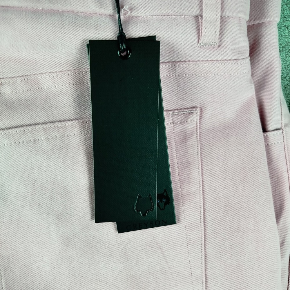 Greyson Pants Mens 33x32 Quartz Pink Armonk 5 Pocket Trouser Chino Golf $195 NWT - Picture 6 of 16